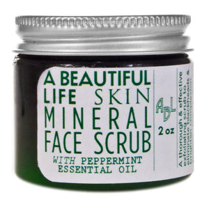 A Beautiful Life Mineral Face Scrub with Peppermint